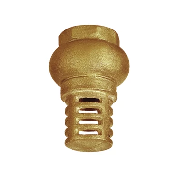 Réz lábszelep 1&quot; réz szűrőkosárral