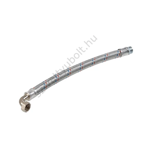 Flexibilis bekötőcső könyökös 400mm