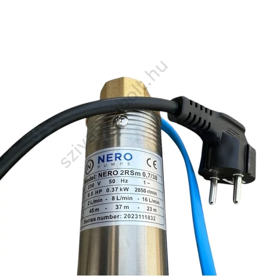 NERO 2RSm villásdugóval szerelve