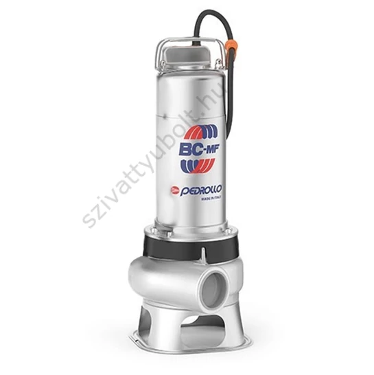 Pedrollo BC 10/50-MF INOX szennyvíz szivattyú