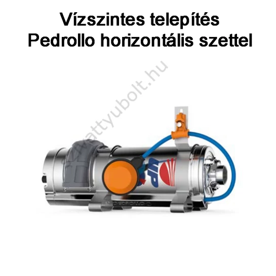 Pedrollo UPm 2/6-GE vízszintes telepítő készlet