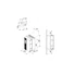 Grundfos CUE 3x380-500V IP55 7.5kW 16A/14.5A körvonalrajz