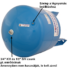 Kép 3/3 - Aquasystem VAV 100 hidrofor tartály (ÁFA érték visszatérítéssel)